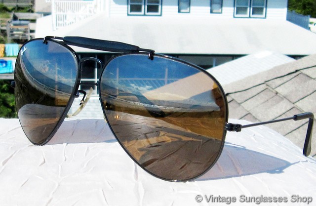 Ray Ban Z0424 Tide Racing Team Black Outdoorsman II Top Gradient